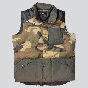 Penfield - Leather & Camo Down Vest (M)
